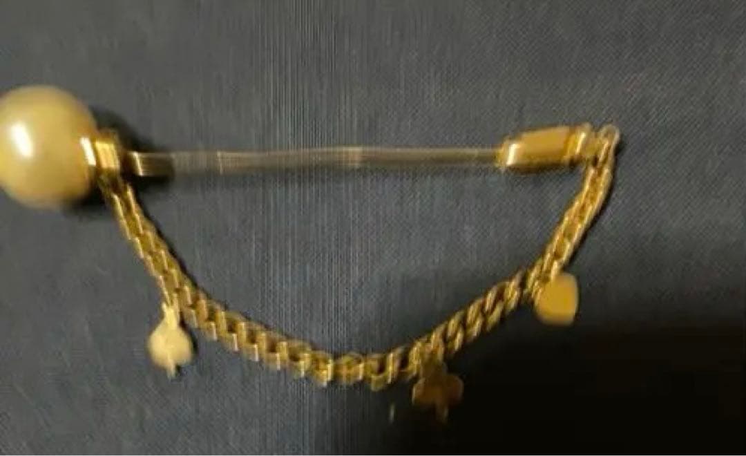 アンティーク非売品MIKIMOTOジュエリーパール&ゴールドブローチ