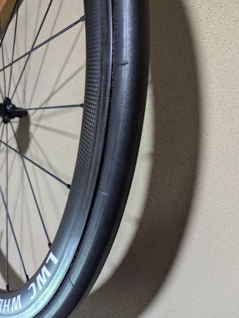 超軽量 約340g】LWCカーボンホイール【フロント】 チューブラー