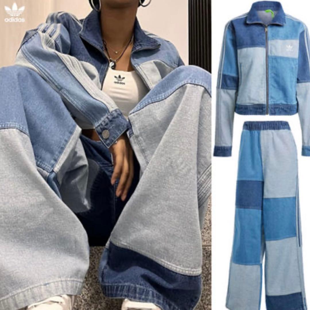 adidas デニムセットアップ - メルカリ