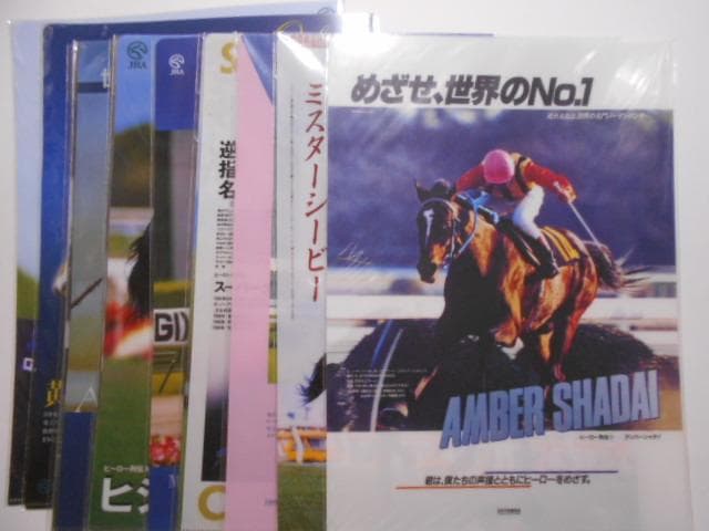 JRA ヒーロー列伝 馬 クリアファイル 14点セット 中古・未使用品】ゴールドシップ ヒーロー列伝 No.74 クリアファイル