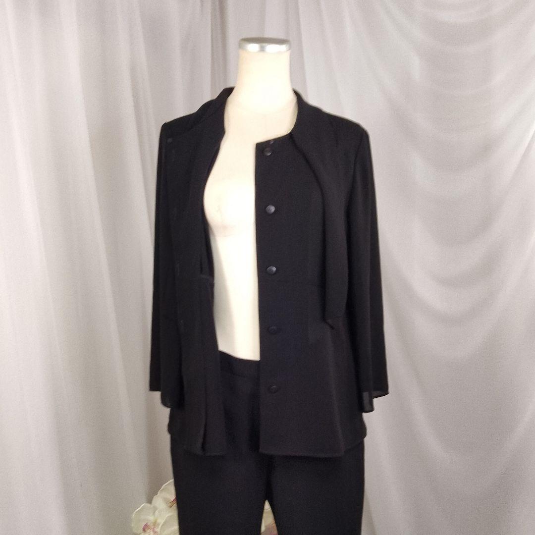 美品】11号 東京ソワール ヒロミヨシダ 夏 手洗い可能 ブラウス パンツ