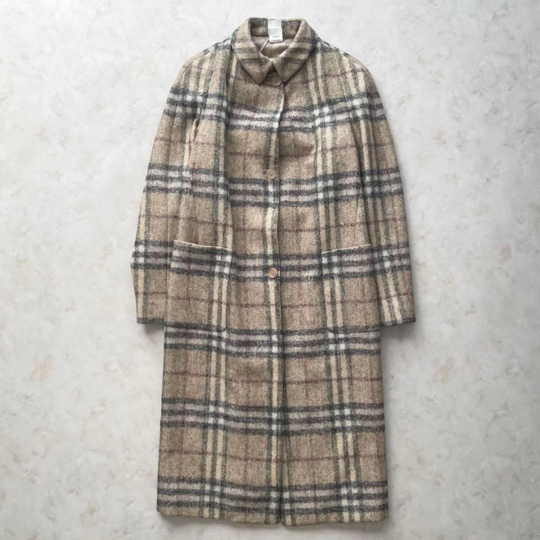 新品】BURBERRY バーバリー ノバチェックウールコート 三陽商会 S