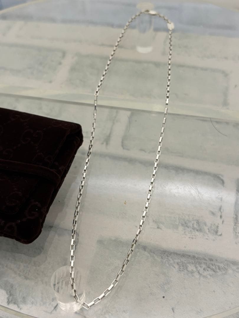 超美品 オールドグッチ GUCCI ベネチアンチェーン ネックレス 51cm