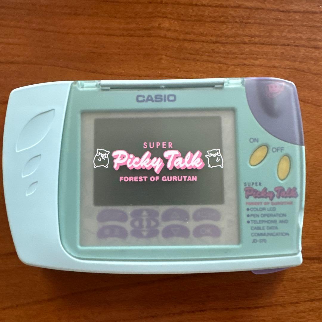 CASIO 電子手帳 スーパーピッキートーク液晶薄め 現状品 - メルカリ