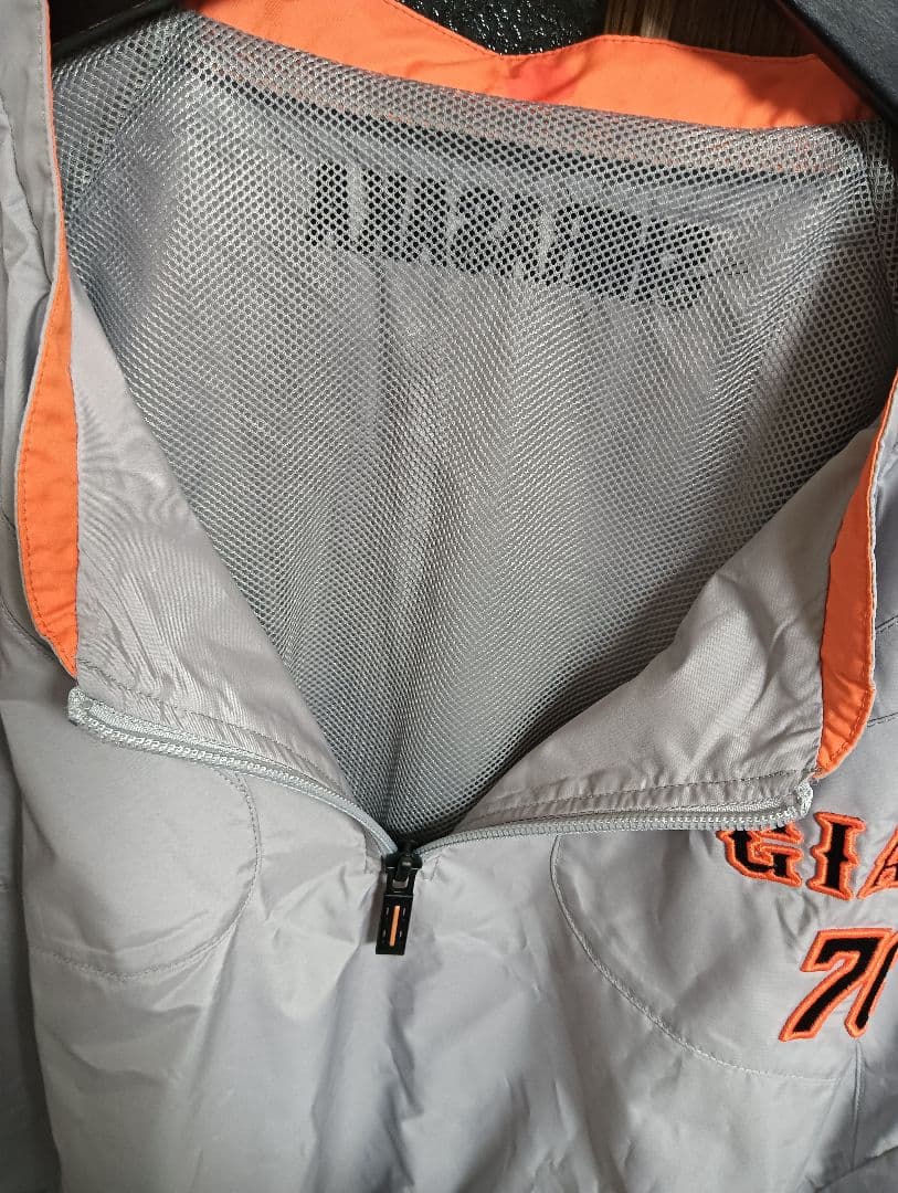 アディダス 読売ジャイアンツ 白坂契 #76 1/4-zip 半袖プルオーバー