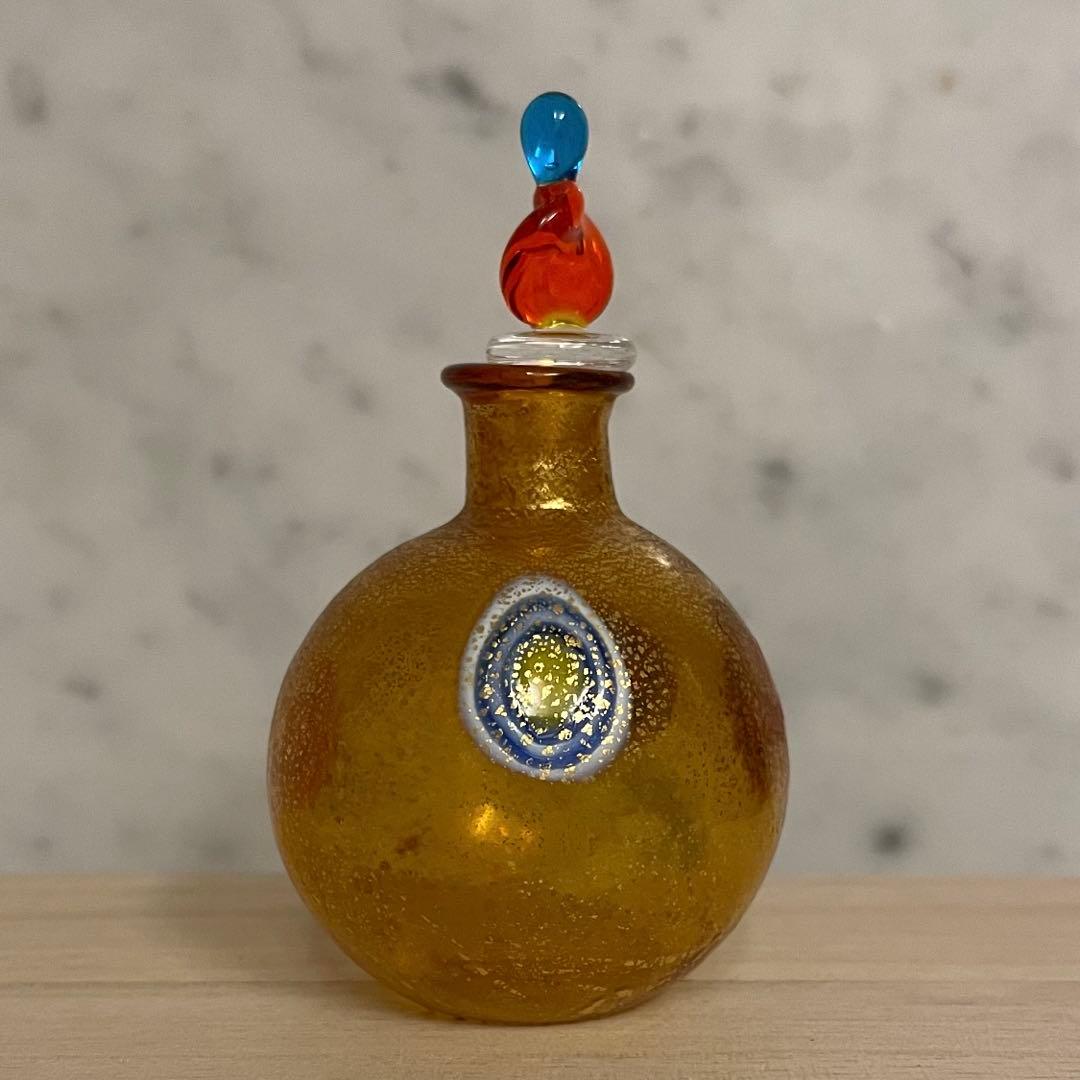 ☆未使用•アンティーク☆ベネチアンガラス•パヒュームボトル3点