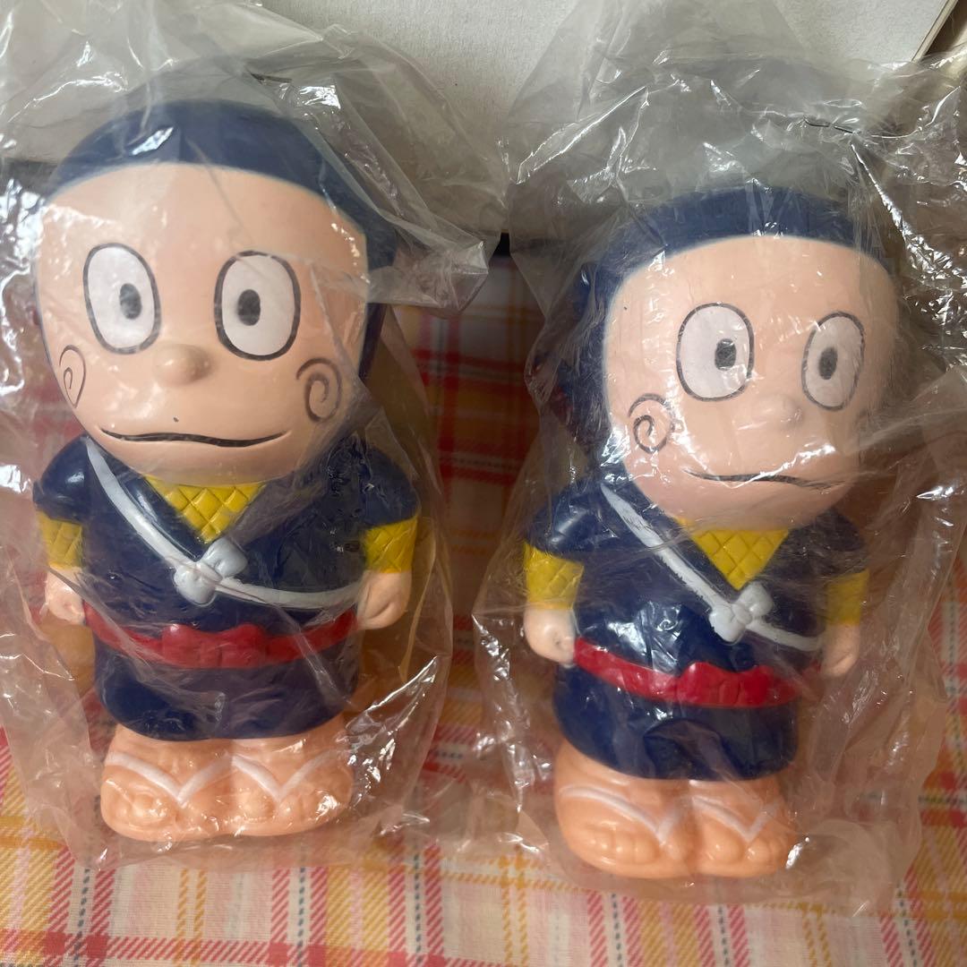 忍者ハットリくん 住友銀行 ソフビ 貯金箱　2個セット　当時物 1052005480683753_01_7233w.jpeg
