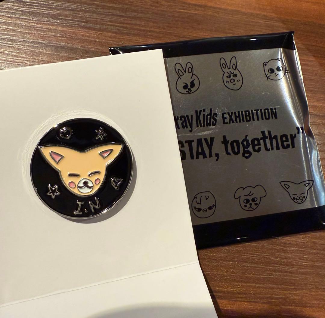 StrayKids スキズ 展示会 ランダムピンバッジ アイエン フォクシニー
