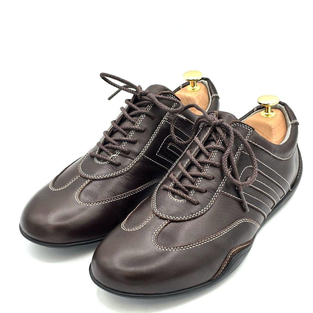 未使用級 negroni ネグローニ レザー ドライビングシューズ 25.5cm