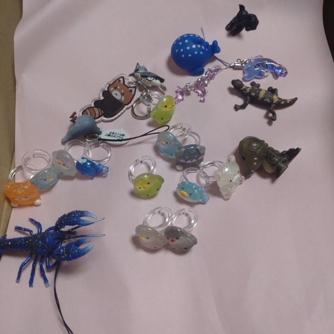 動物系 水生物系 ぬいぐるみ 置物 小物 等色々 まとめ売り