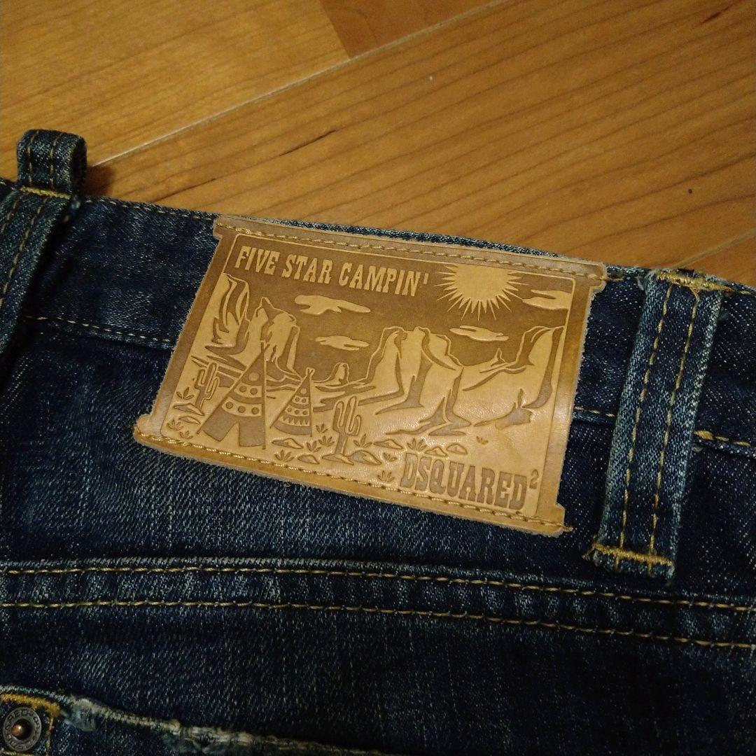 美品】DSQUARED 38 イタリア製 フレア シンプル ダメージ加工 - メルカリ