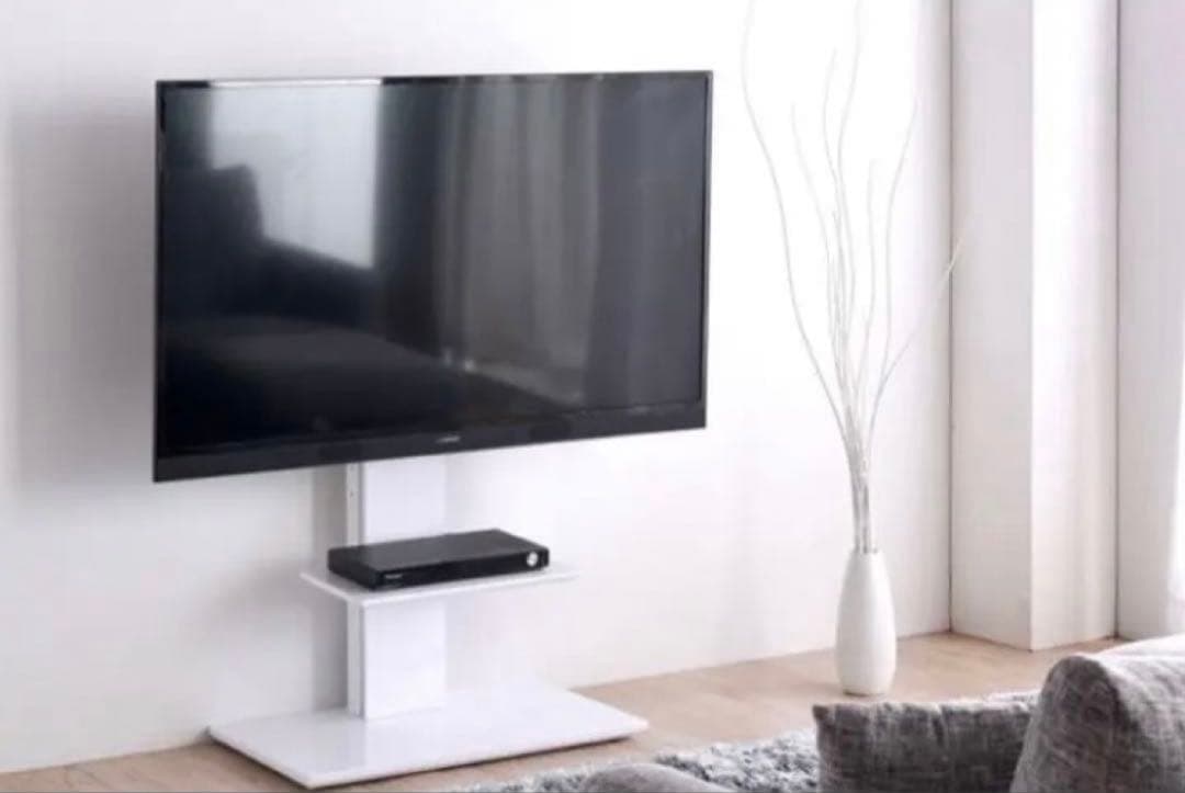 引取り限定】 4Kチューナー内蔵50型液晶テレビ&テレビ台壁掛け セット