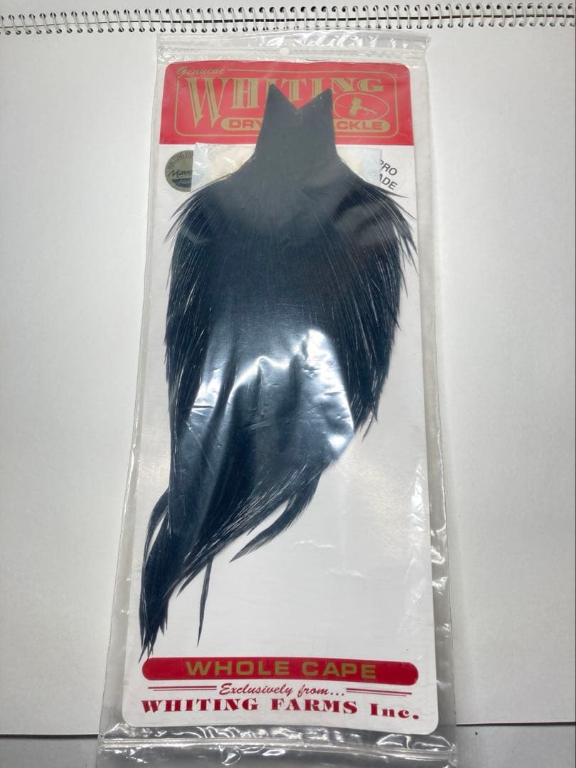 ホワイティング コック ハックル【ブラック】 プログレード