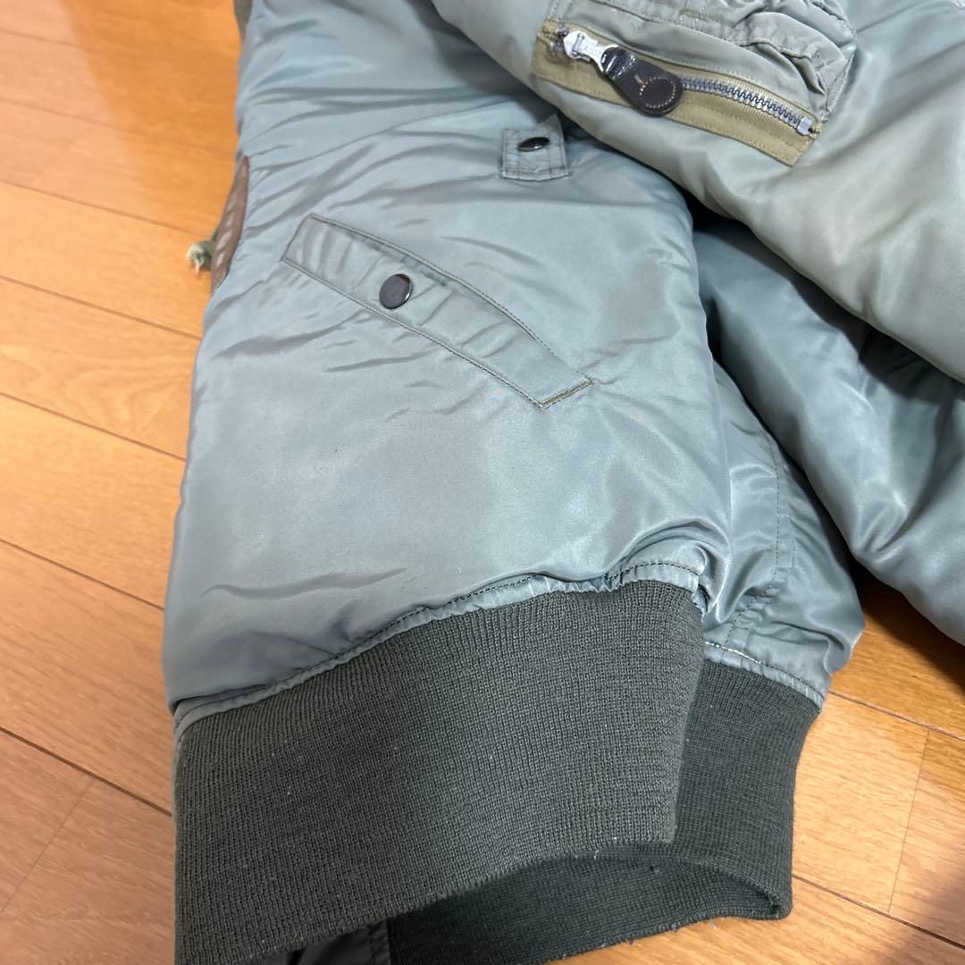 バズリクソンズ B-15D フライトジャケット サイズ38 グレー - メルカリ