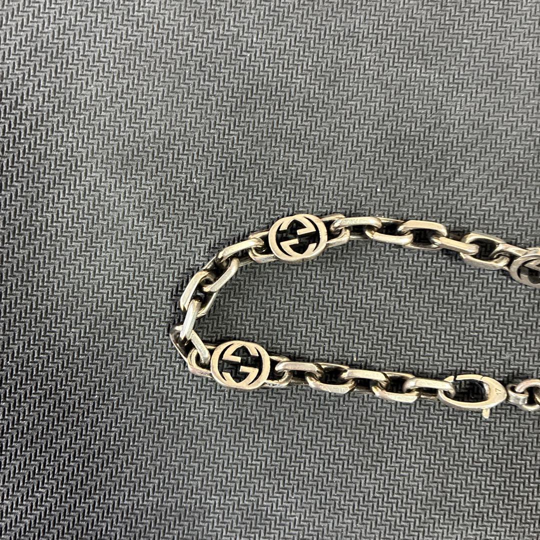GUCCI インターロッキング ブレスレット シルバー925 グッチ 値下げ