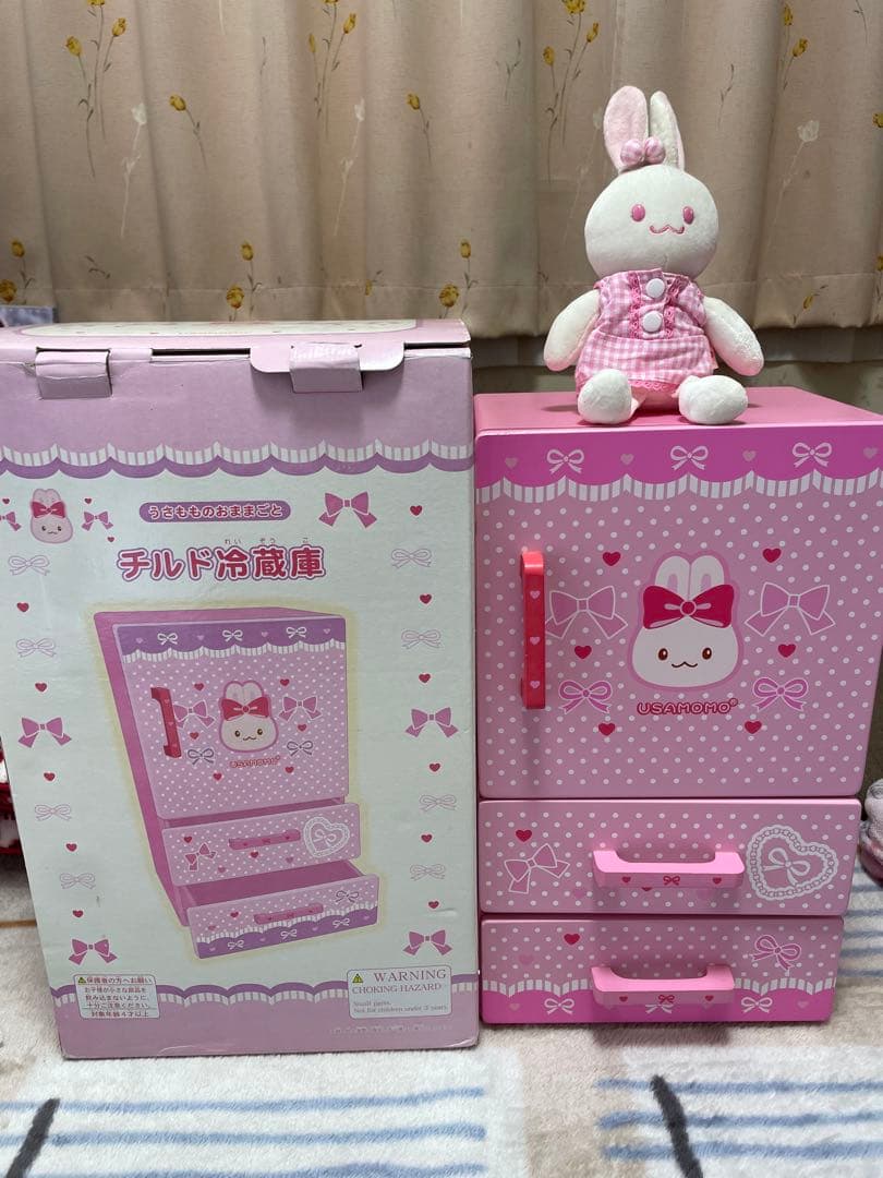 マザーガーデン うさもも チルド冷蔵庫　ぬいぐるみ付き マザーガーデン うさもも チルド冷蔵庫 ぬいぐるみ付き