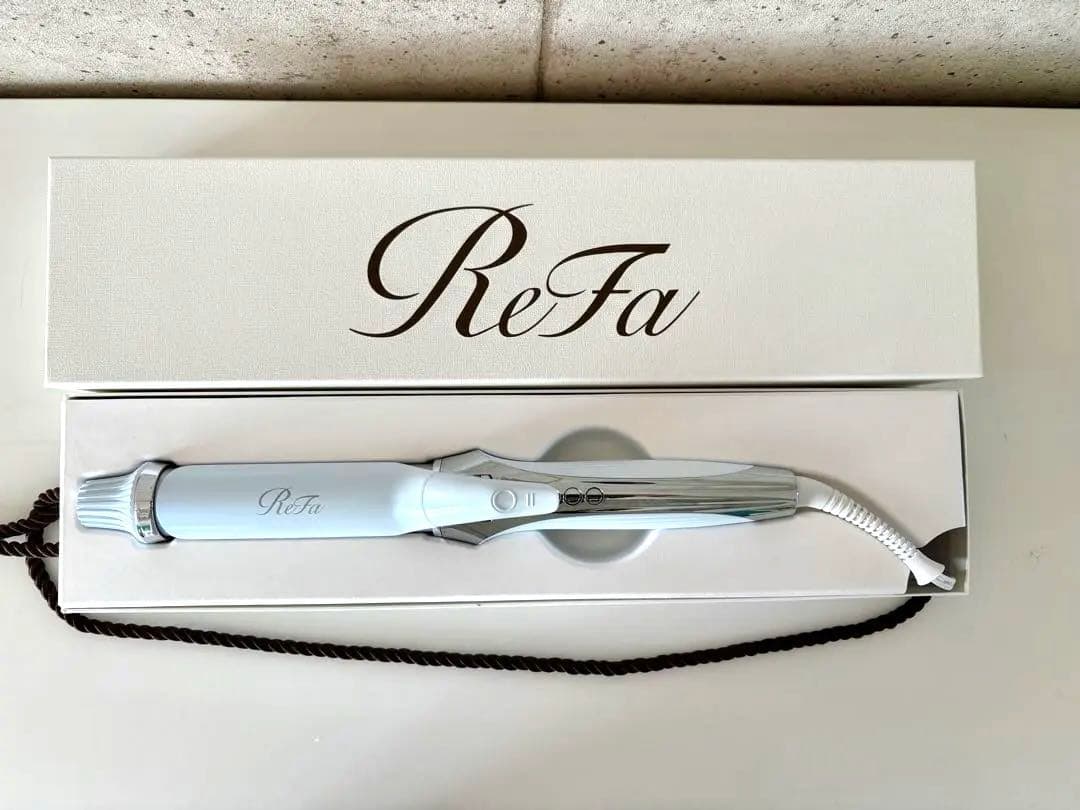 【美品】ReFaカールアイロンプロ32㎜RE-AW-02A 2023年正規保証付 楽天市場】MTG リファ カールアイロン プロ 32mm ホワイト RE-AW-02A