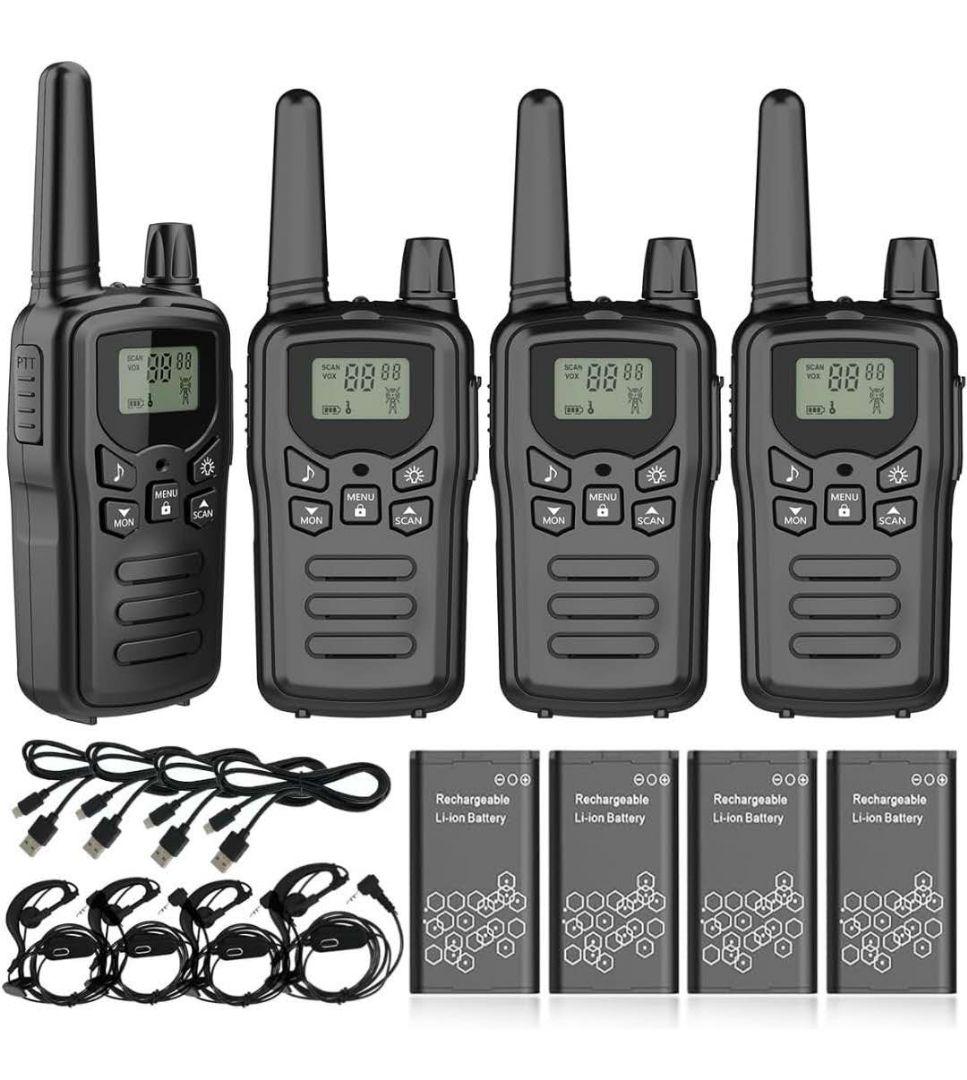 お得‼️トランシーバー 無線機 免許不要 災害・地震 緊急対応 4台