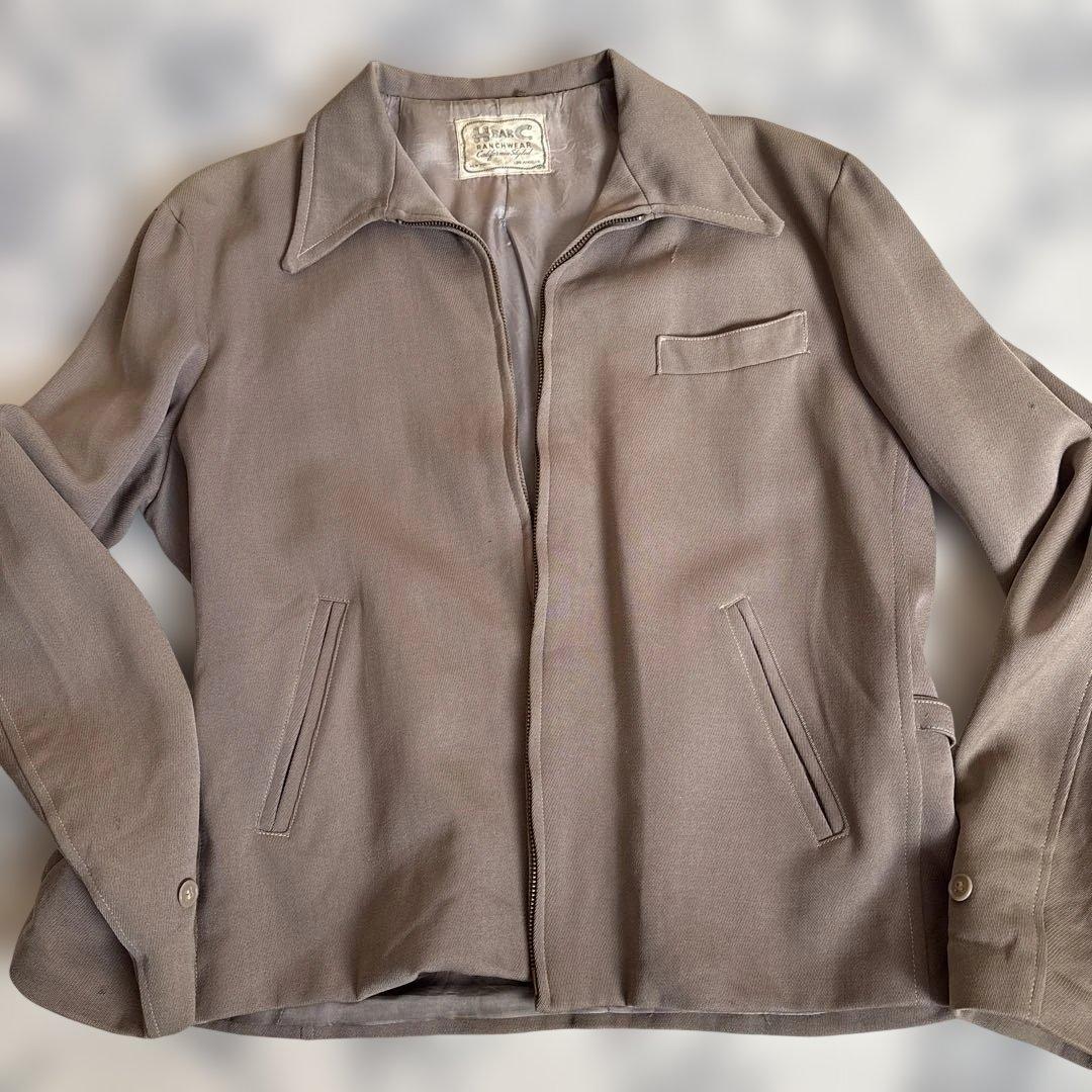 40s ❗️】h barc スポーツジャケット ギャバジャン 【オメプリ