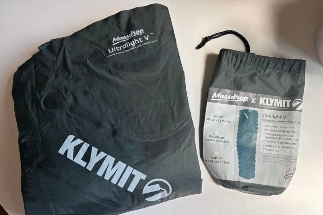 希少レア】Klymit Ultralight V Sleeping Pad S