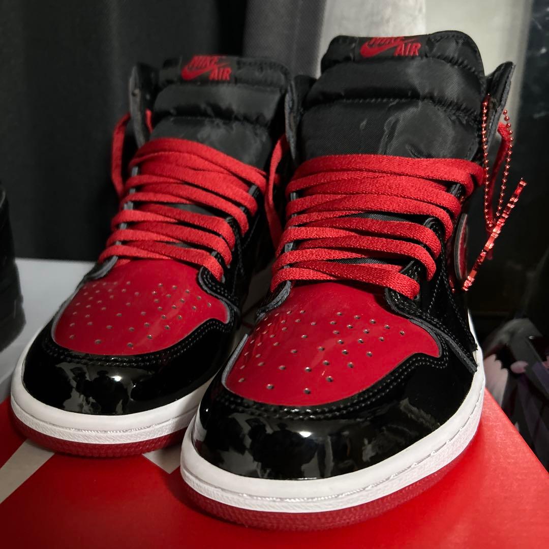 Nike Air Jordan 1 赤黒 ハイカットスニーカー - メルカリ
