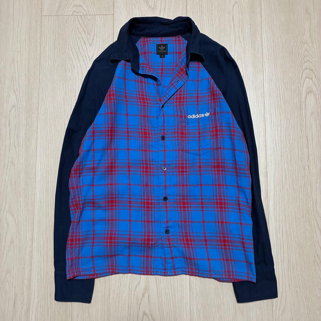 adidas アディダス y2k 平成 グランジ マクブリング 短丈 チェック
