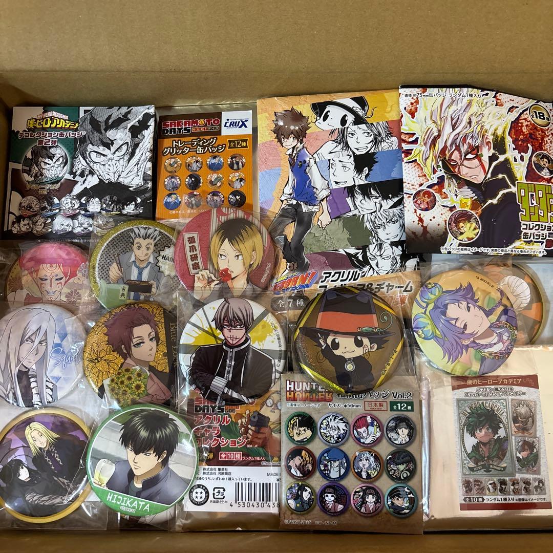 アニメグッズ まとめ売り ヒロアカ REBORN 桃源暗鬼 銀魂 鬼滅の刃 他