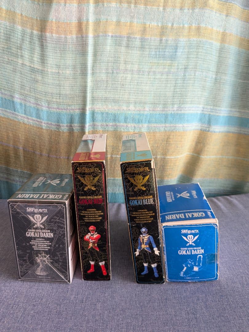 S.H.Figuartsゴーカイジャー レッド·ブルー 初回限定2個付きセット