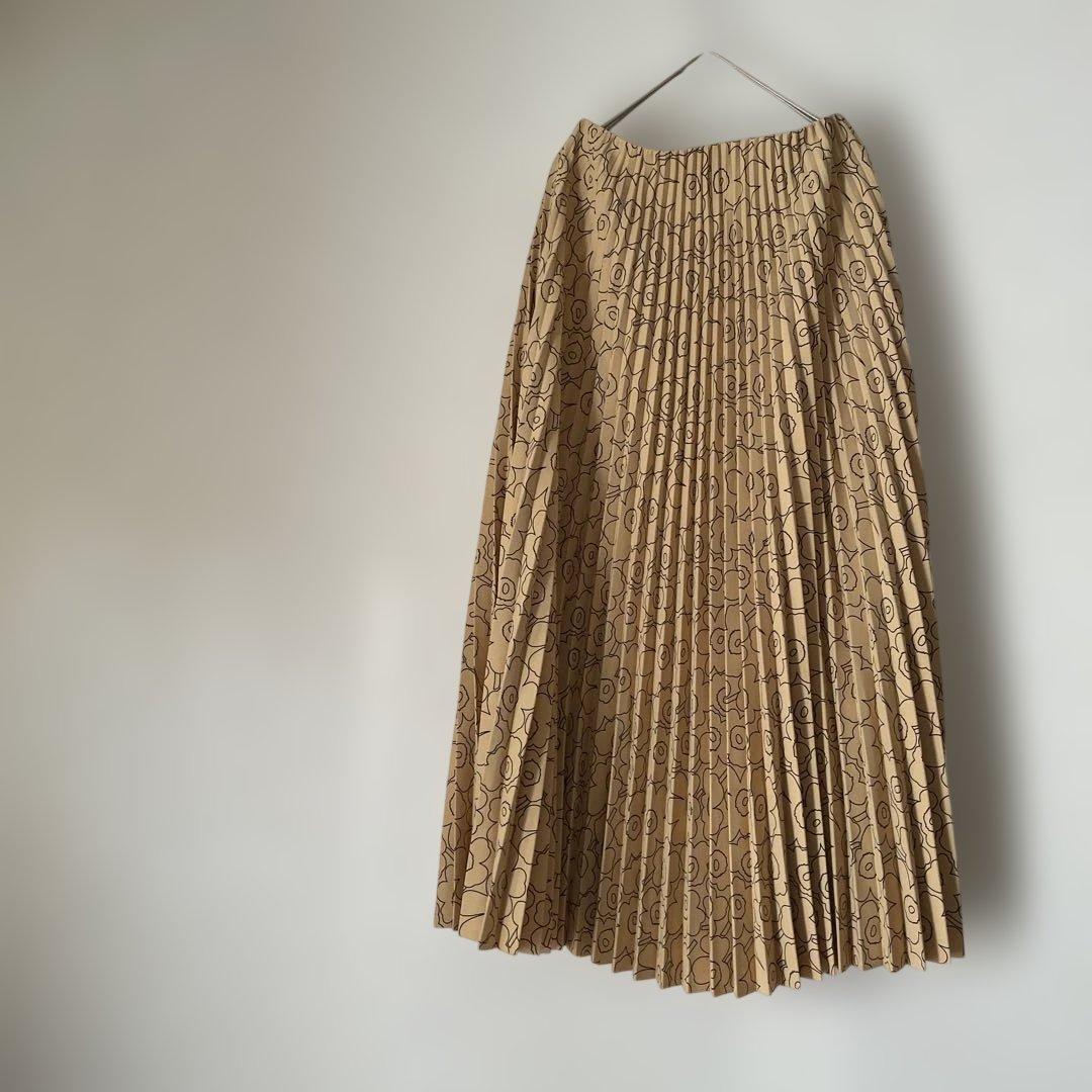 marimekkoプリーツスカートロングスカートマリメッコウニッコ