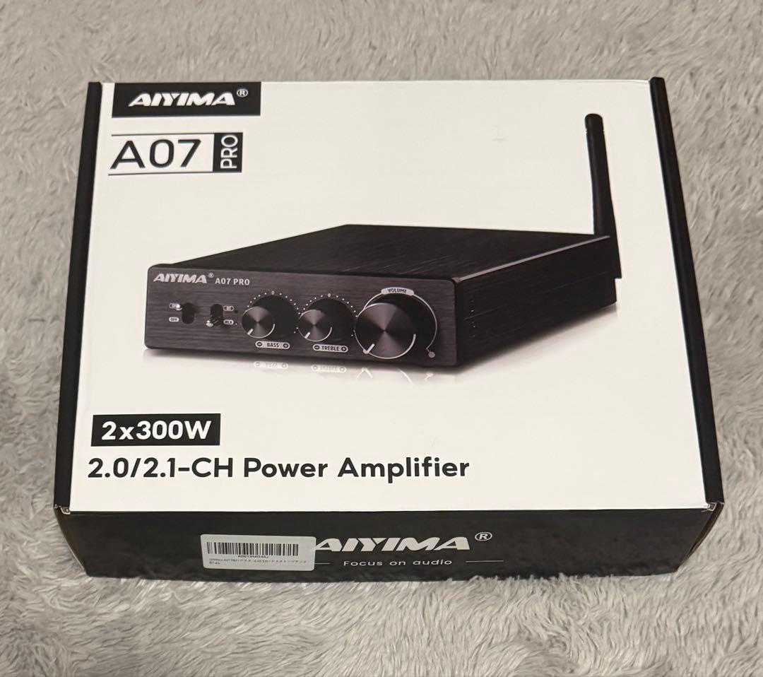 AIYIMA A07 PRO デスクトップアンプ 新品同様！ Amazon.co.jp: AIYIMA A07 PRO デスクトップアンプ TPA3255+QCC304X+