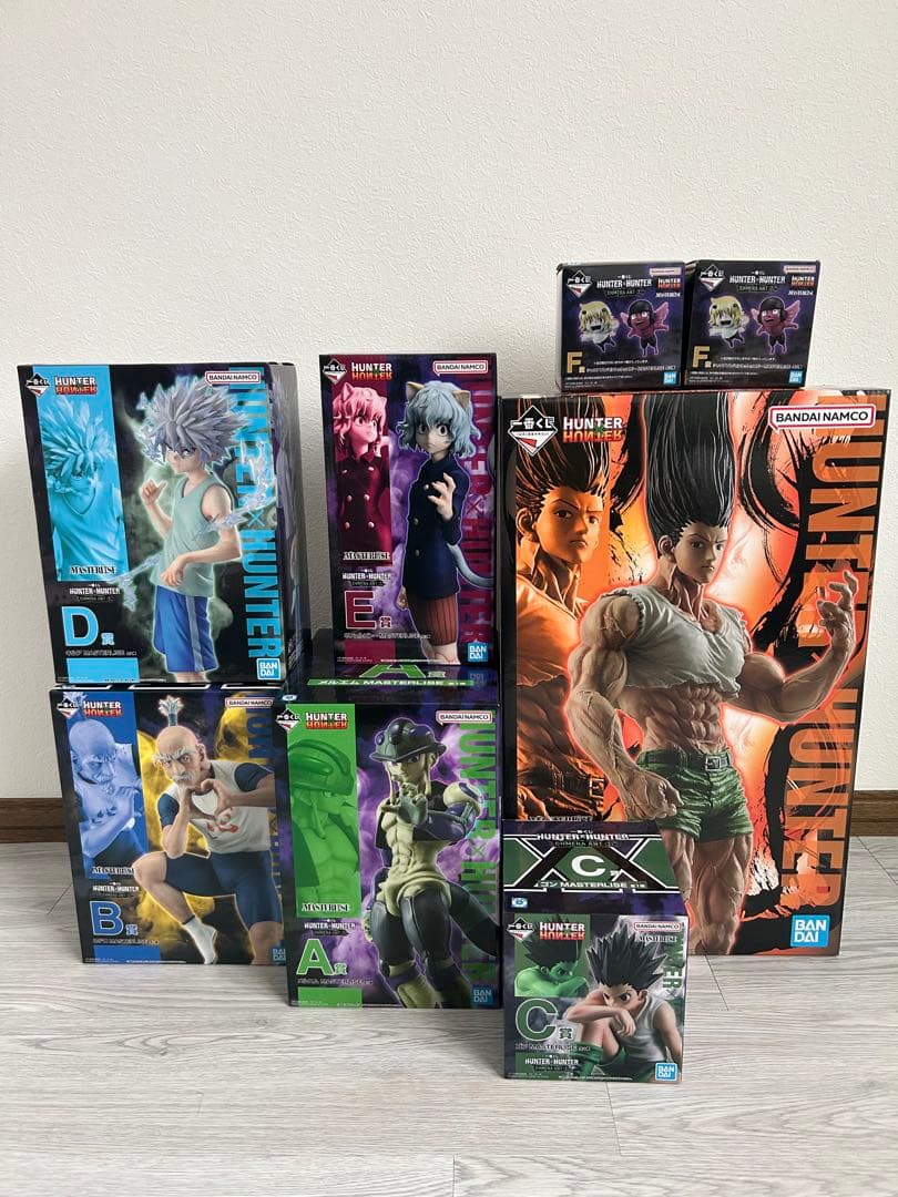 ハンターハンター 一番くじ フィギュア ラストワン 上位賞 フルコンプ