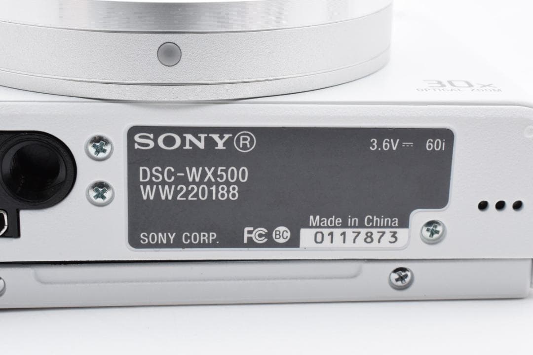 美品 ソニー SONY Cyber-shot DSC-WX500 1107 - メルカリ