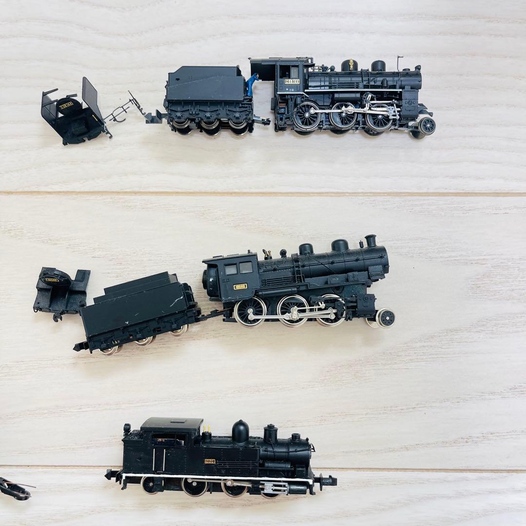 【ジャンク】Nゲージ蒸気機関車（10両）