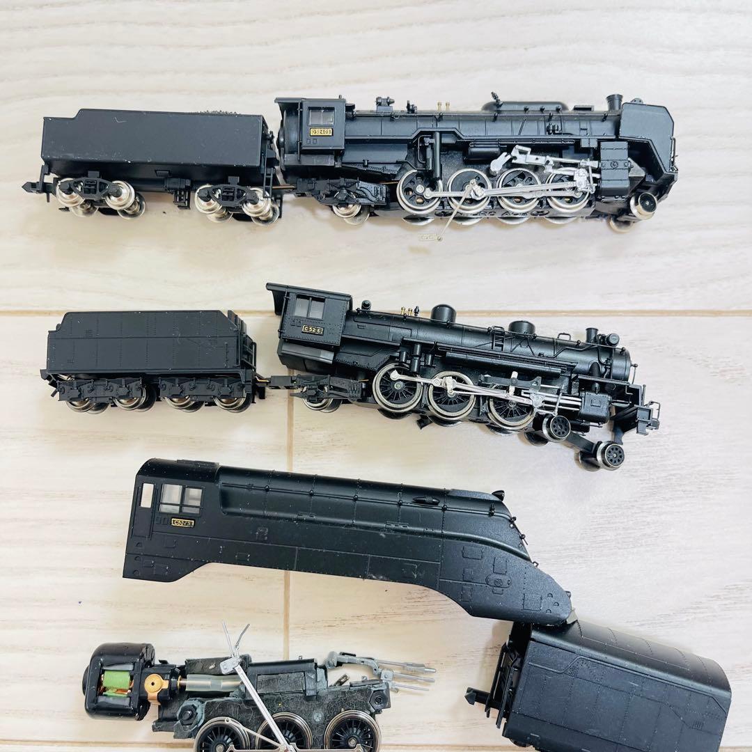 【ジャンク】Nゲージ蒸気機関車（10両）