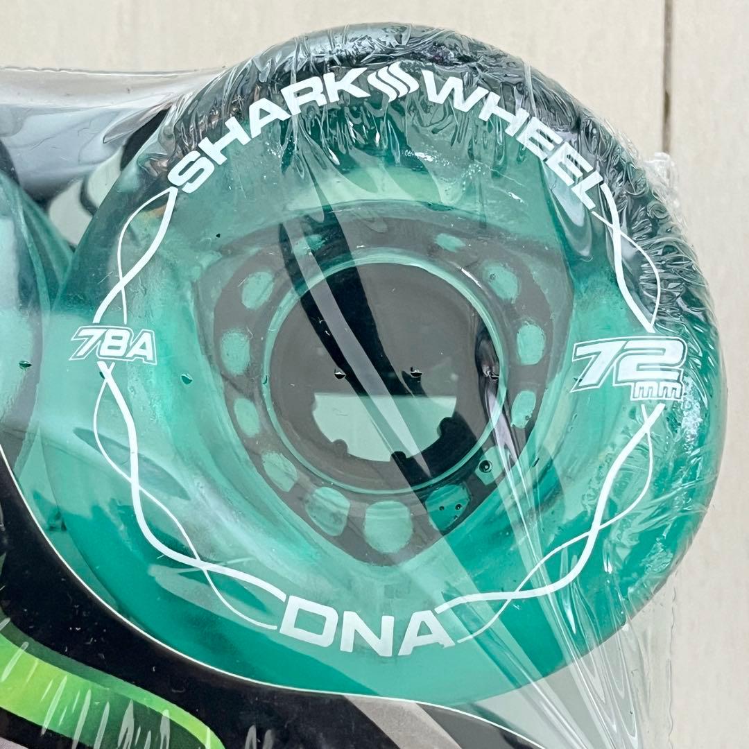 21☆新品 未開封☆ シャークウィール 72mm 78a クリア グリーン - メルカリ