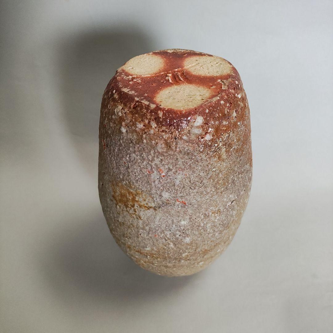 岡見周二 掛花生 花入 花瓶 信楽 自然釉 - メルカリ