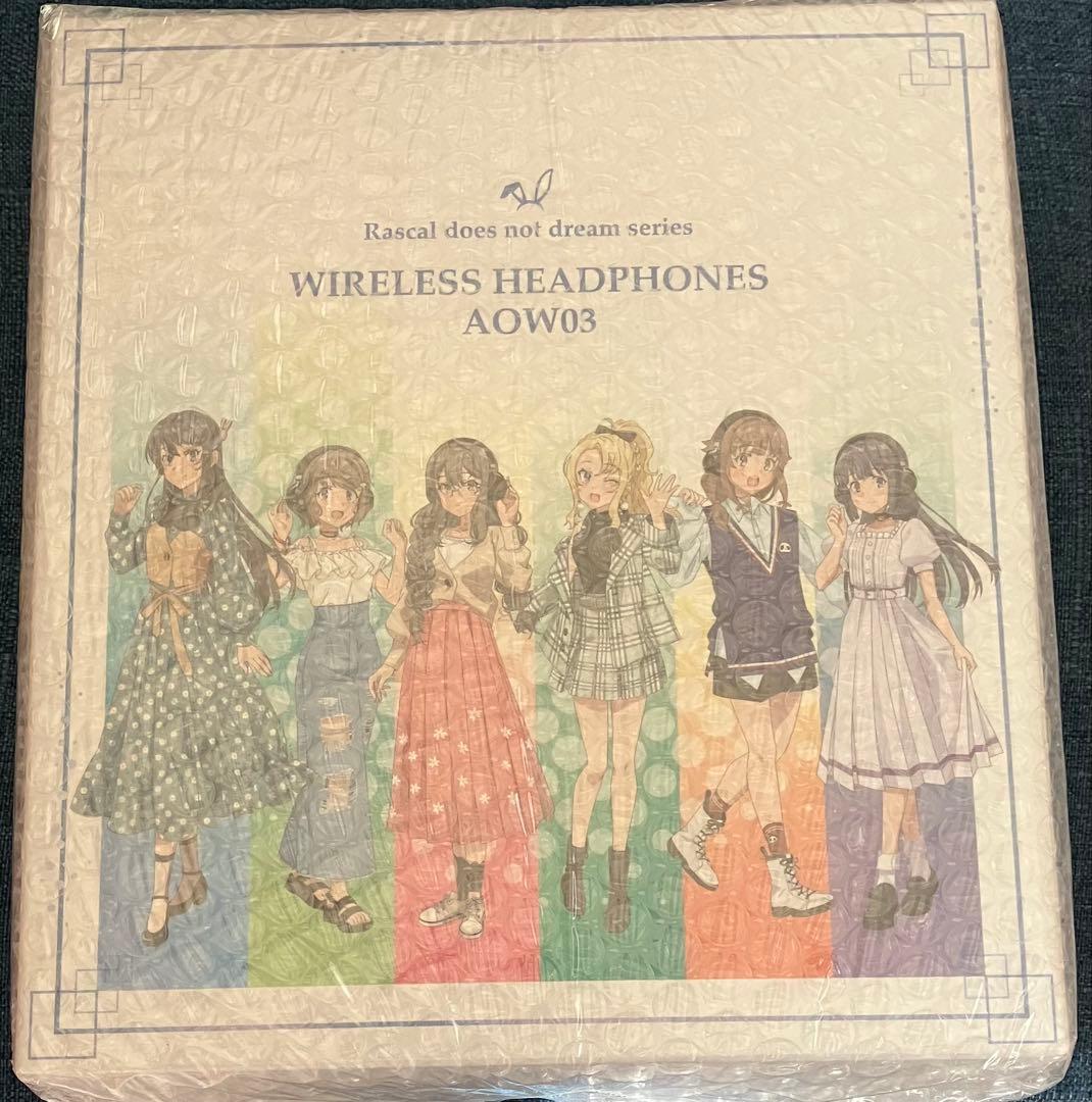ワイヤレスヘッドホン ANIMA AOW03 青春ブタ野郎 6人ver. ワイヤレスヘッドホン ANIMA AOW03 青春ブタ野郎 6人ver. ワイヤレス