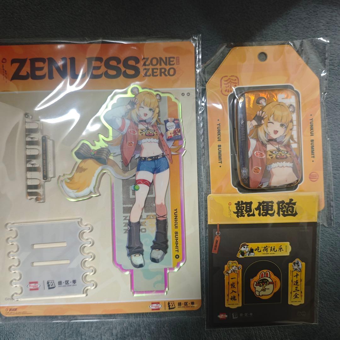 ゼンゼロ アクリルスタンド 缶バッジ スティッカー Hormelコラボ 橘福