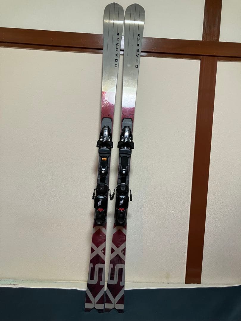 OGASAKA KSX スキー バインディング付き オガサカ（OGASAKA）（メンズ）スキー板 ビンディング付属 KS-AD/RD +