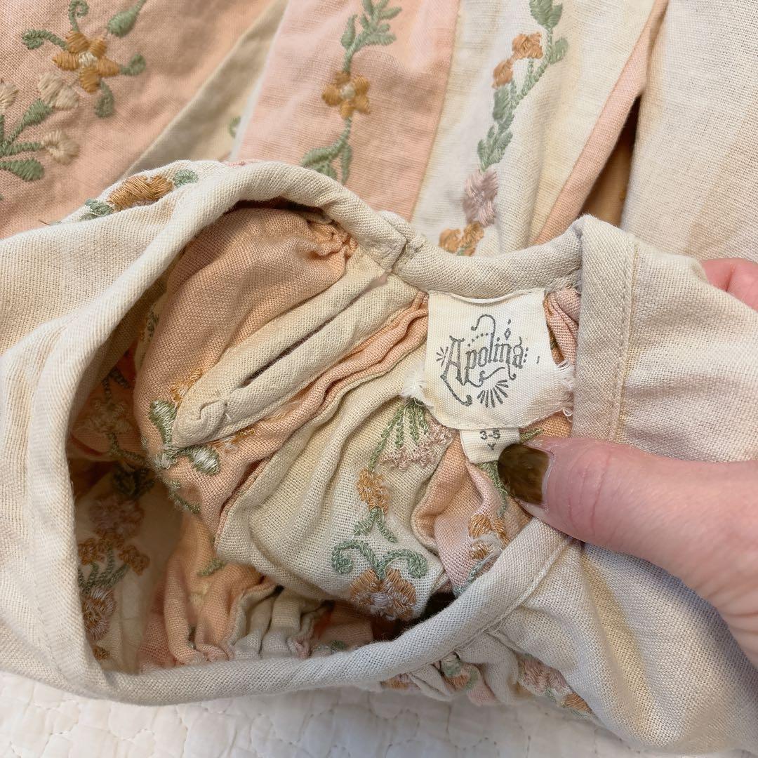 Apolina アポリナ チュニックドレス パッチワーク - メルカリ