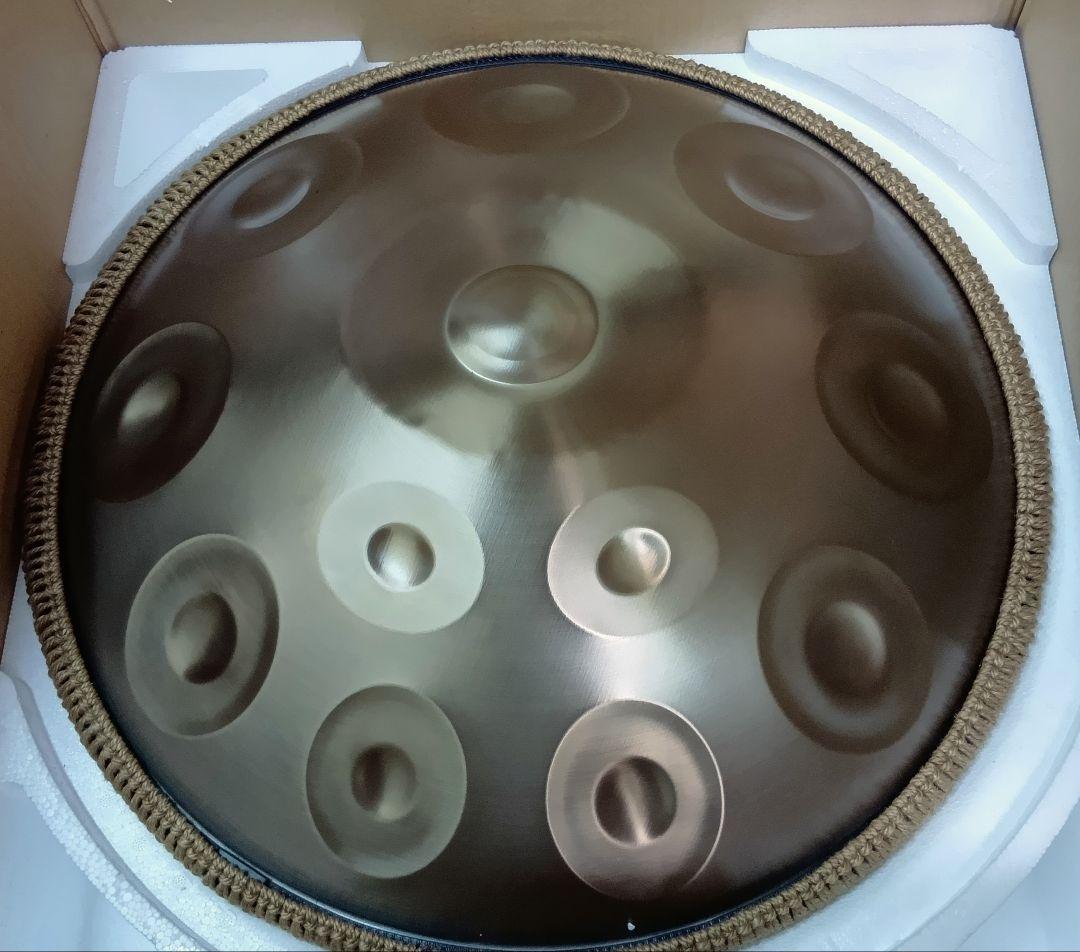 ハンドパン 56センチ 12音 A＝432Hz 音程合ってますゴールド 音きれい