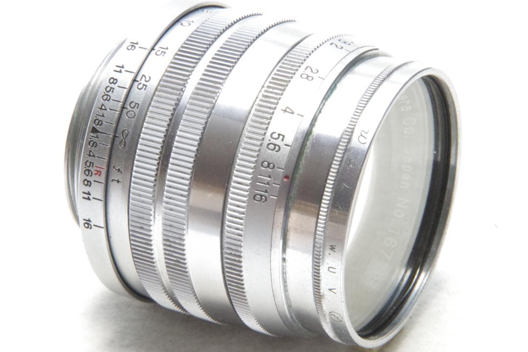 CANON LENS 50mm f:1.8 単焦点 標準 L39 動作確認 美品 - メルカリ