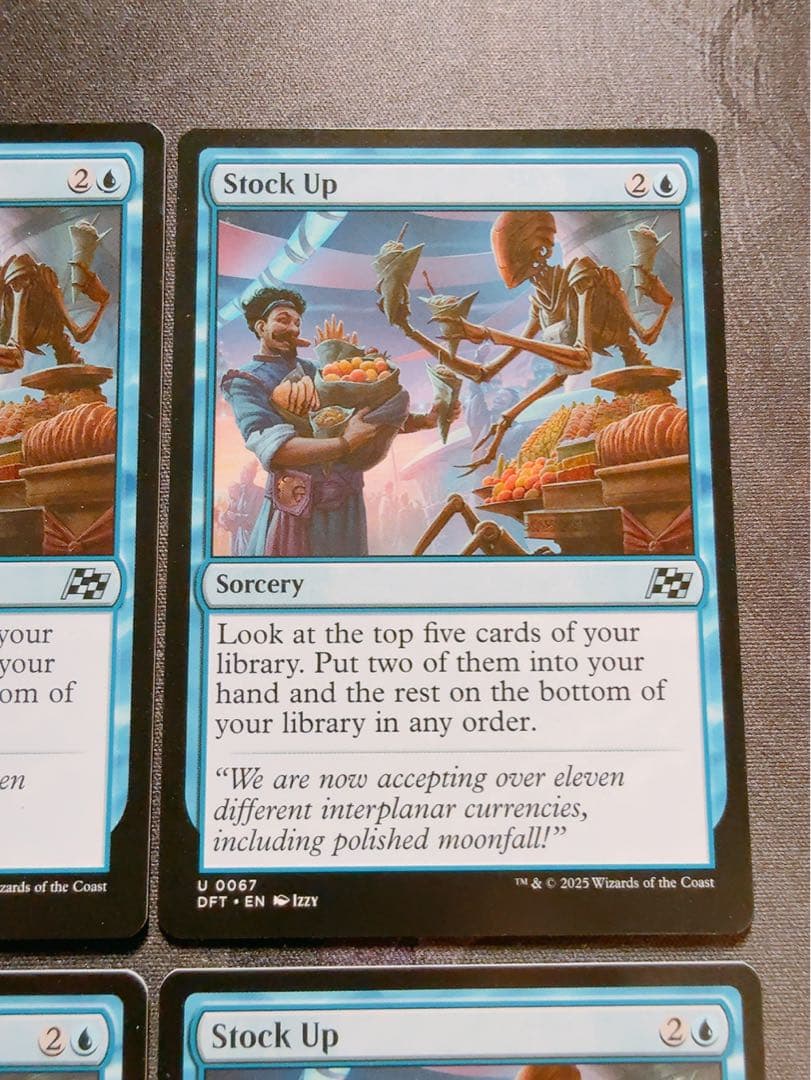 食糧補充 英語 4枚セット