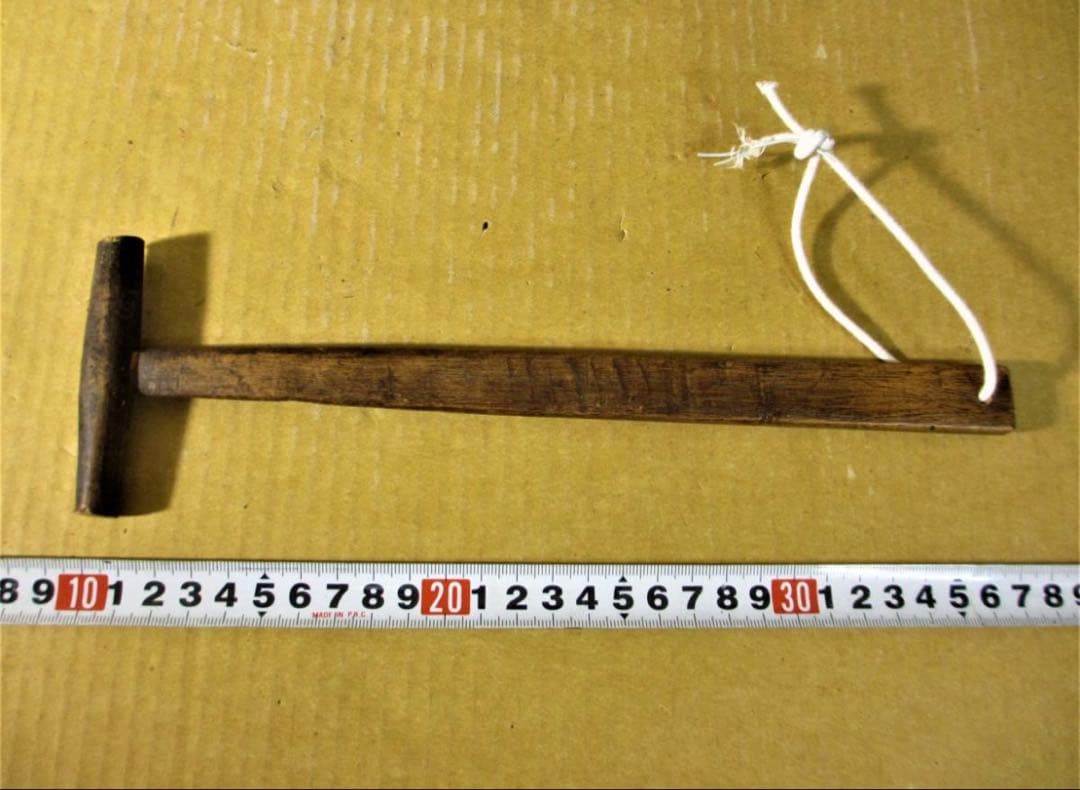 銅鑼、木製スタンド付き(古民具)