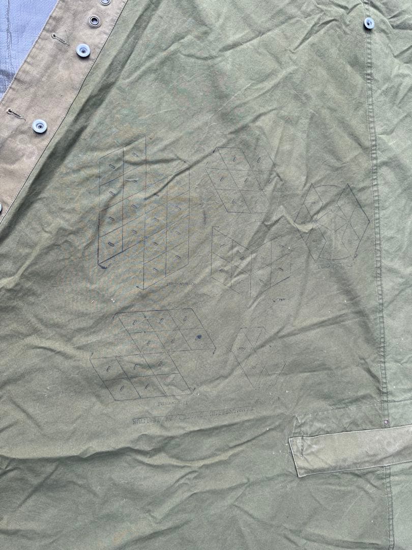 希少！ヴィンテージ ノルウェー軍幕 8枚 ポール アルミペグ付き - メルカリ