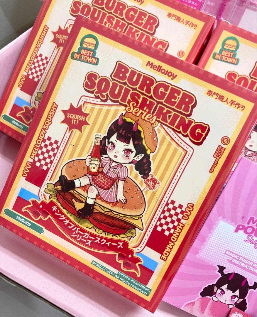 mellojoy 未開封 3箱 キングオブバーガー スクイーズ