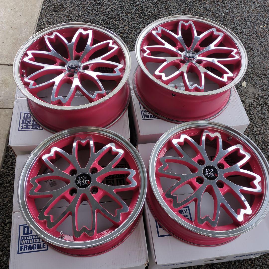 最終値下げ Rpride 和道桜 中古4本 ホイールのみ JW5 S660サイズ
