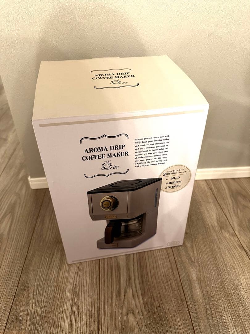 TOFFY☆コーヒーメーカー Toffy 選べるW特典付a トフィー ダイレクトドリップアロマコーヒー