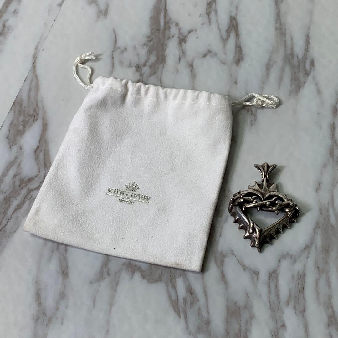 アクセサリー 33.9g KING BABY silver925 heart pendant