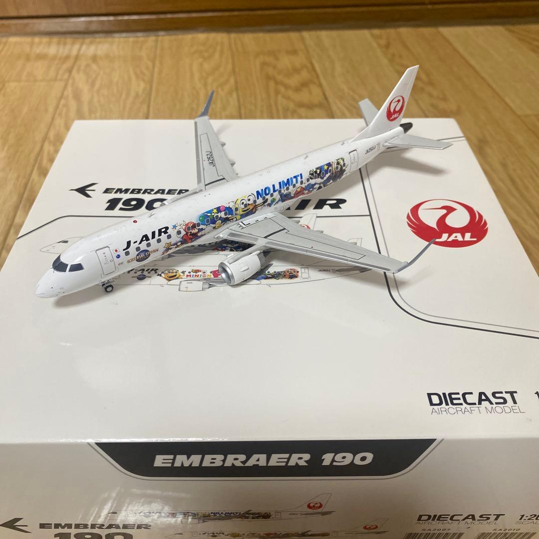 JAL E190 JA252J ユニバーサルスタジオジャパン塗装 JAL＆USJ、「ドンキーコング・カントリー」オープン記念の特別塗装機を